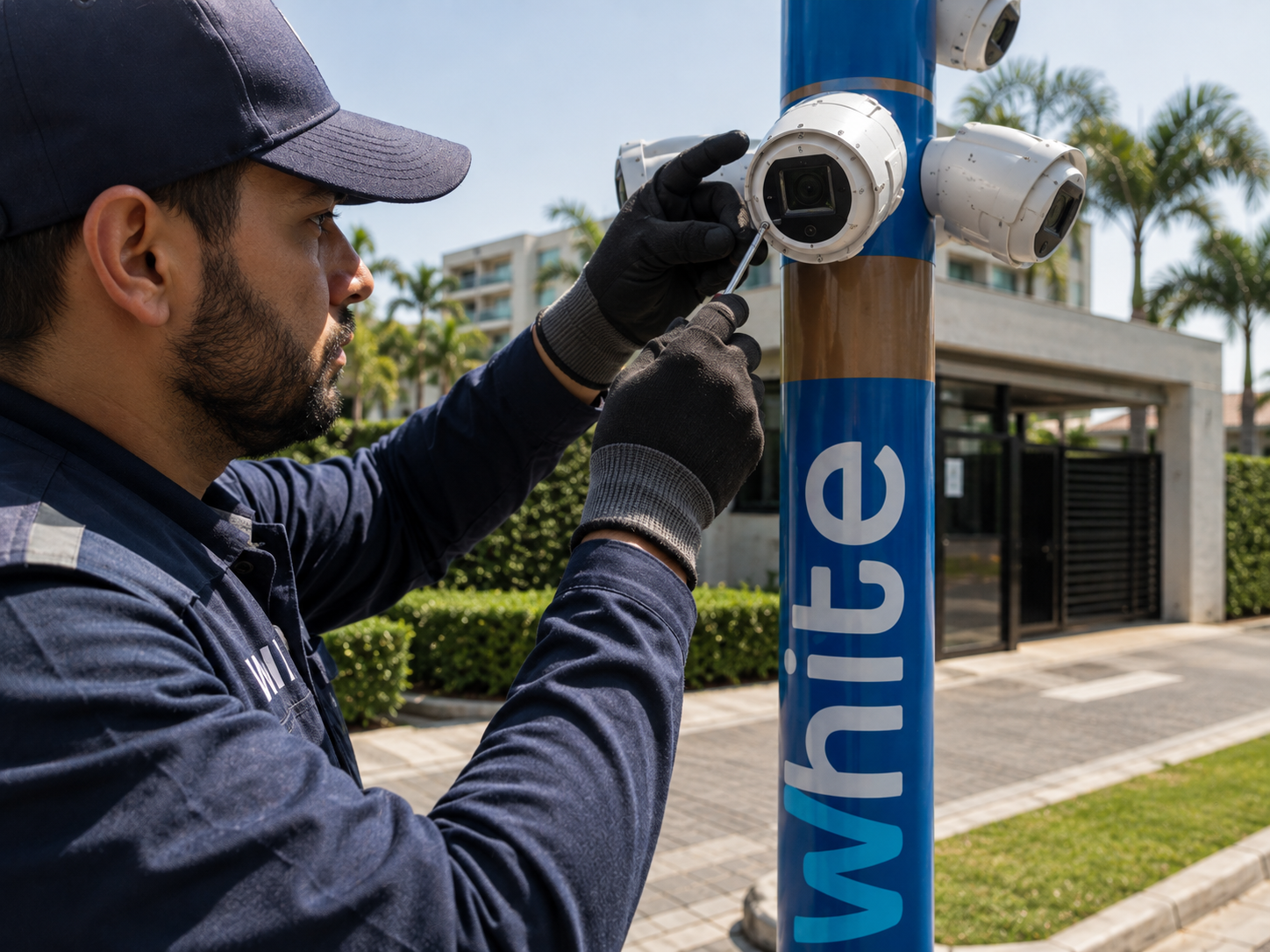 Central de monitoramento acompanhando Torre de Vigilância em operação