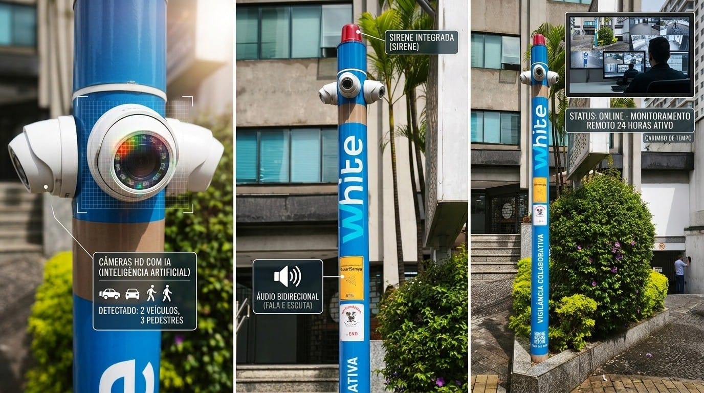 Torre de Vigilância para igrejas da White Segurança